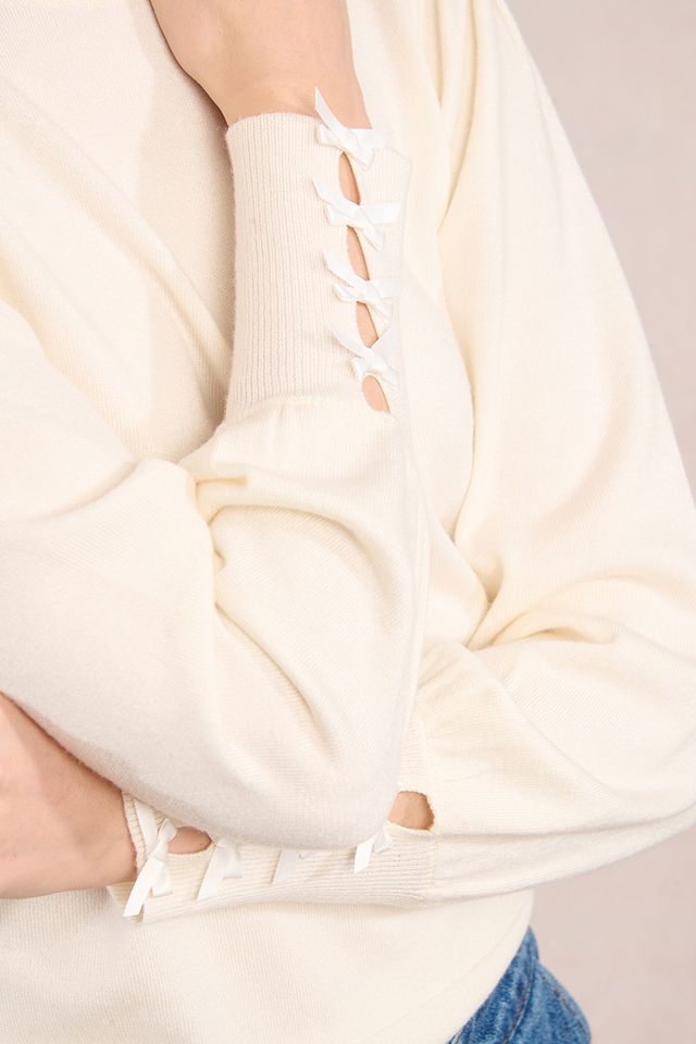 Bow Sleeve Sweater