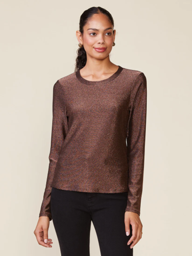 Long Sleeve Glitter Top
