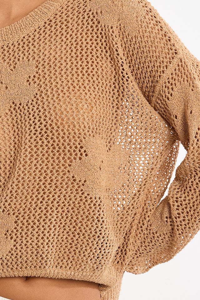 Floral Knit Sweater
