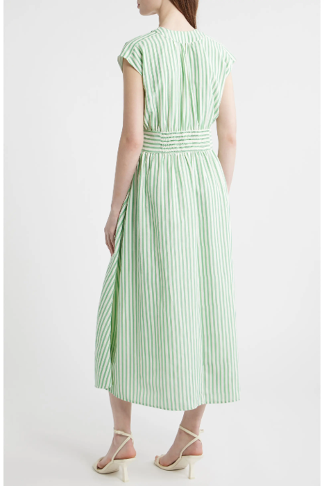 Green Stripe Midi