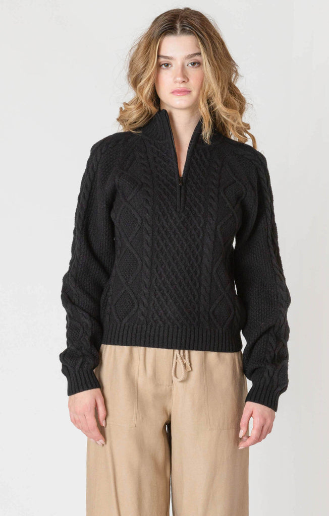 1/2 Zip Cable Sweater