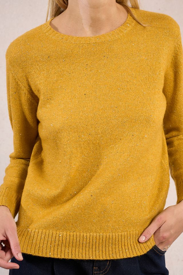 Saffron Sequin Sweater