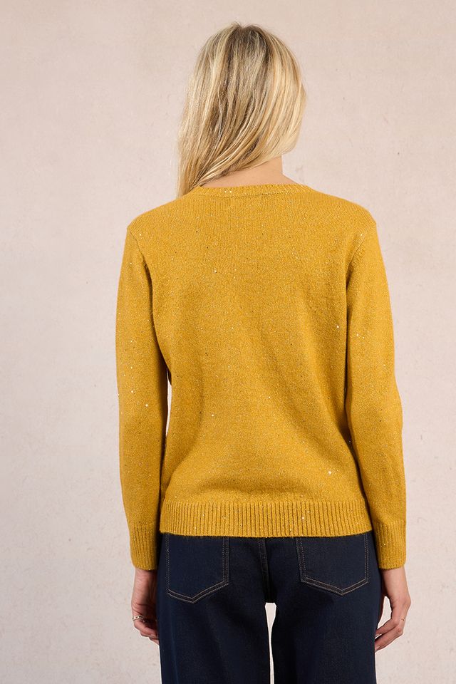 Saffron Sequin Sweater