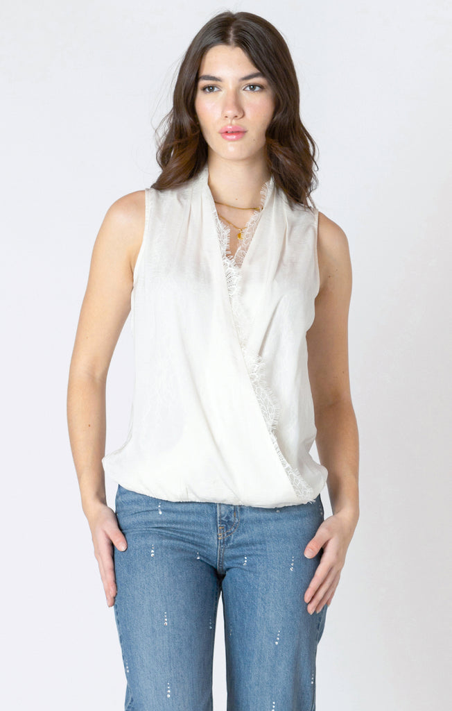 Lace Wrap Blouse