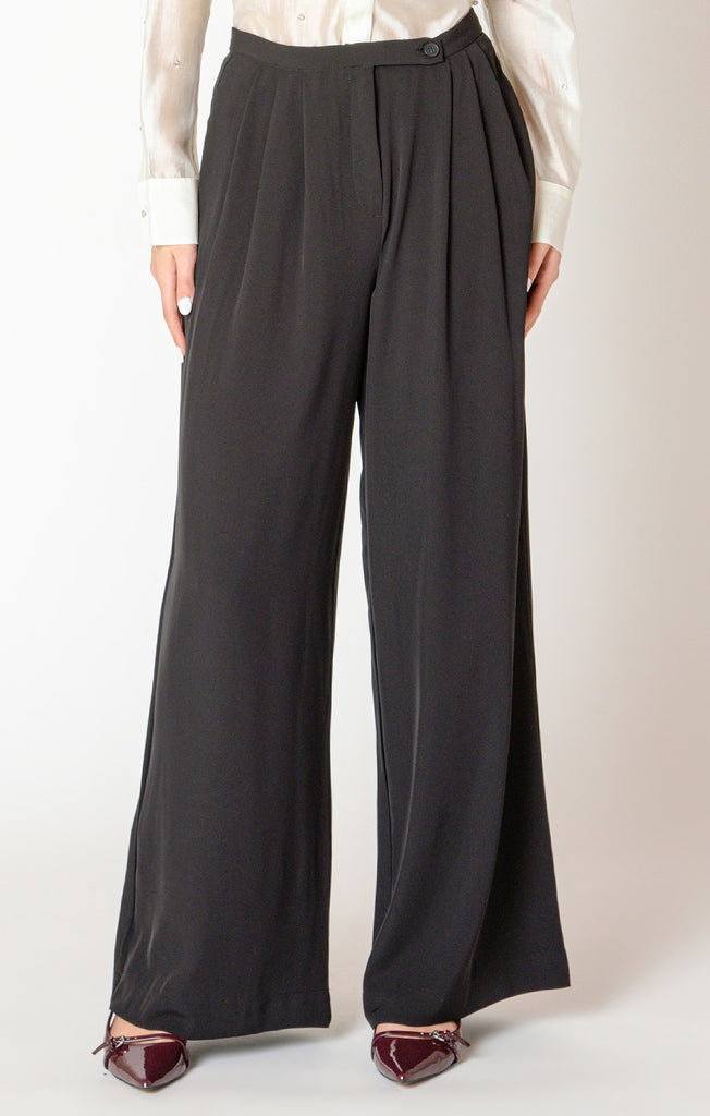 Black Wide Pants