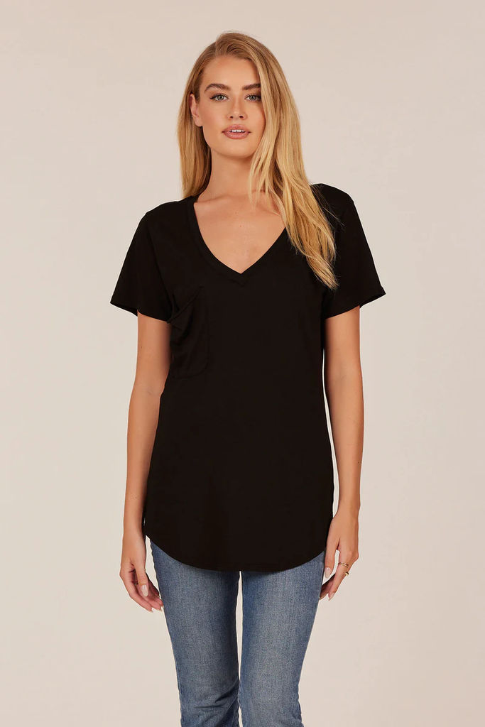 V-Neck Jersey Tee