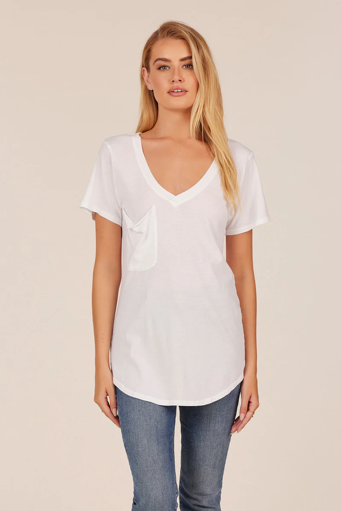 V-Neck Jersey Tee