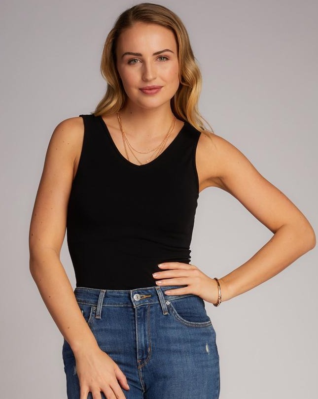 Bamboo Reversible Tank - shopmagnolias