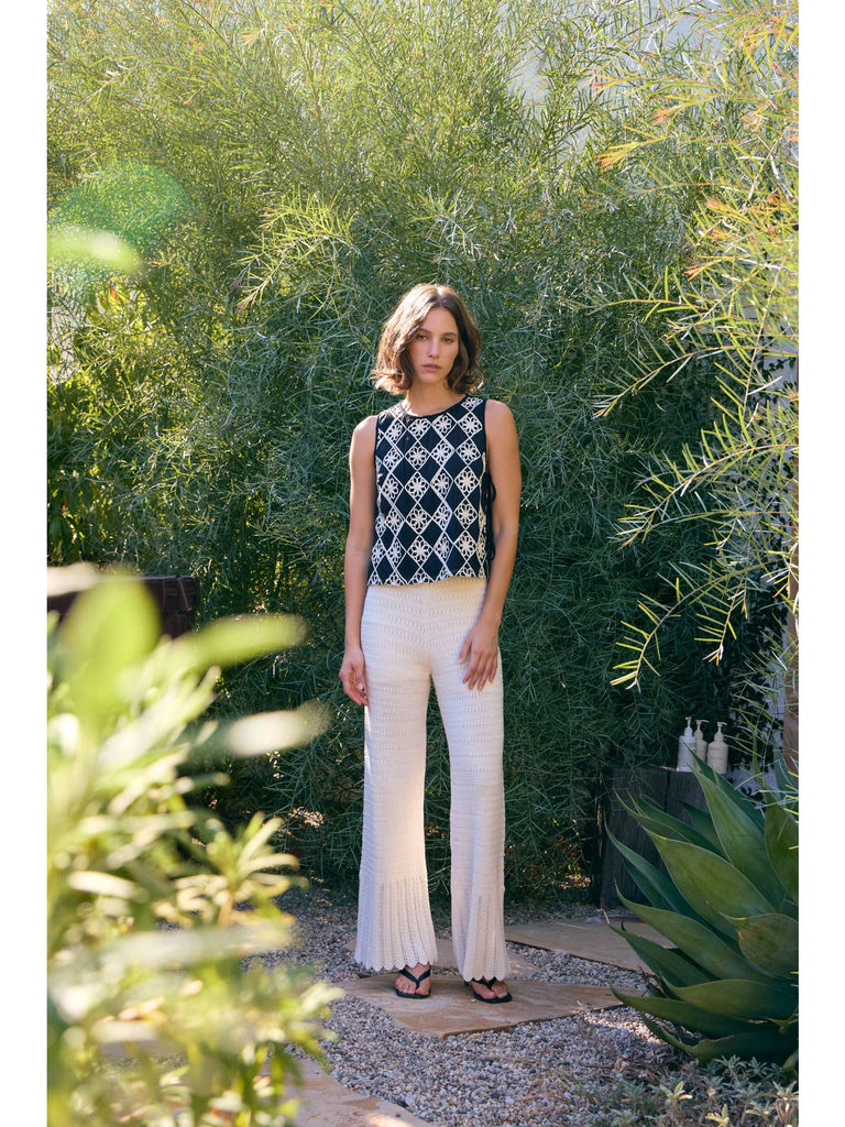 Floral Applique Top