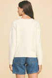Ivory Textured Cardigan