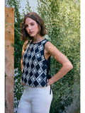 Floral Applique Top