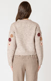 Floral Applique Sweater