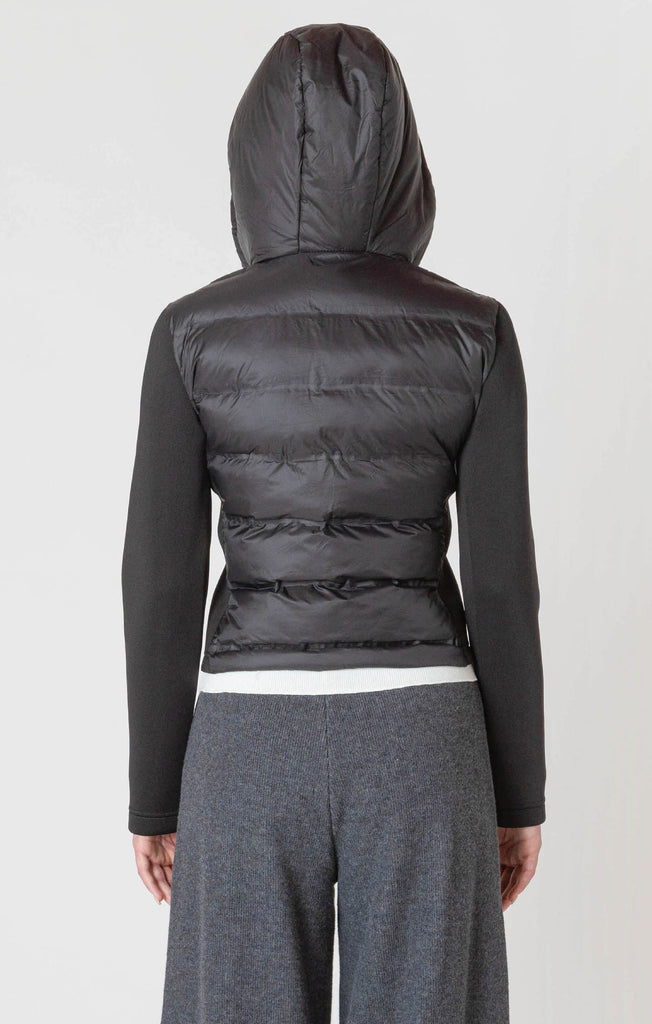Mixed Fabric Puffer