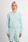 Mint Striped Bomber