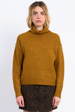 Camel Turtleneck Sweater