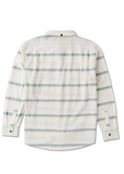 White shirt with blue stripes on a white background