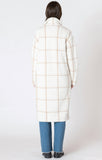 Cream Windowpane Coat