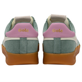 Pair of Gola sneakers shown from the back on a white background
