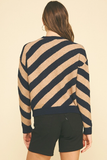 Diagonal Stripe Sweater