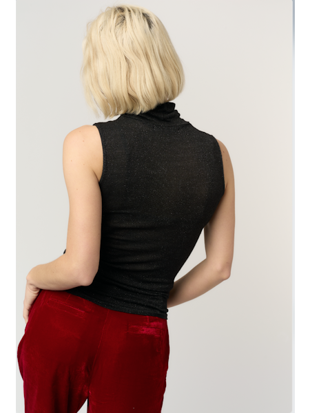 Domino Mock Neck Tank