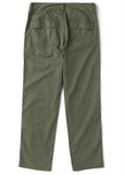 Green pants on a white background