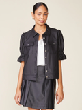Faux Leather Shacket