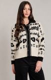 Flower Jacquard Cardigan