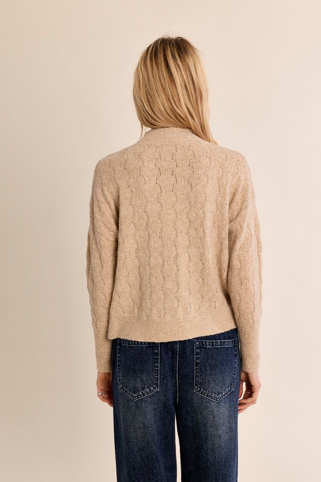 Golden Beige Sweater