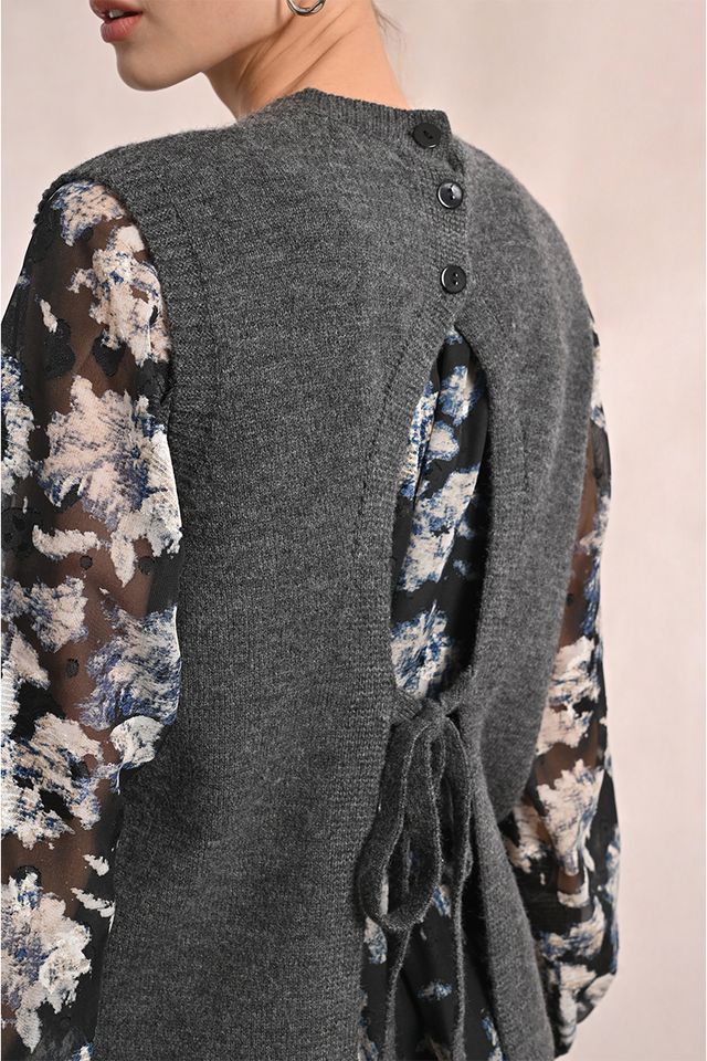 Open Back Sweater