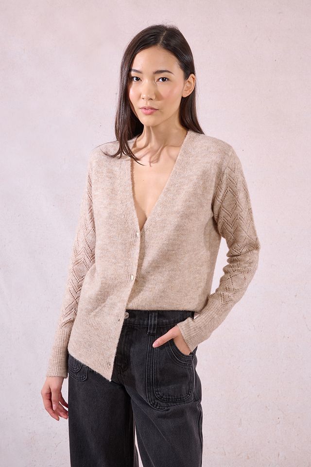 Heart Button Cardigan