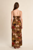 Khaki Tropical Maxi