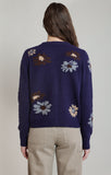 Navy Floral Cardigan