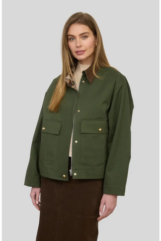 Olive Barn Coat