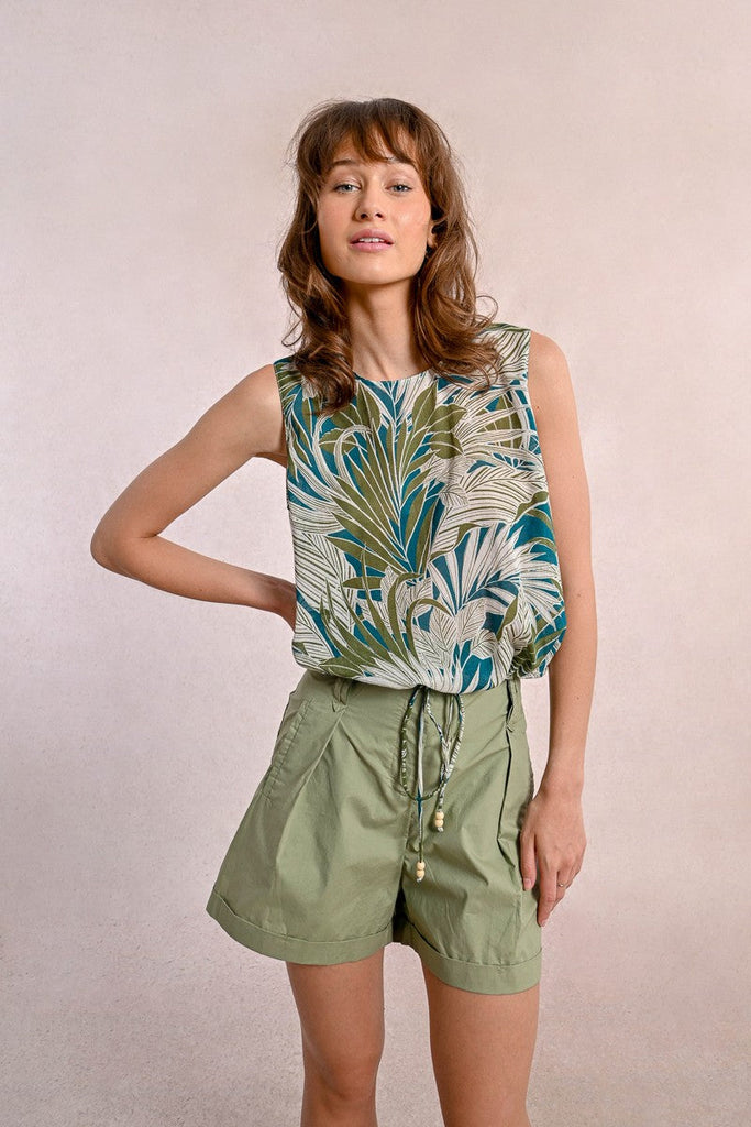Tropical Printed Top
