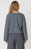 Ribbed Cardigan - Charcoal
