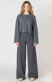 Ribbed Pant - Charcoal