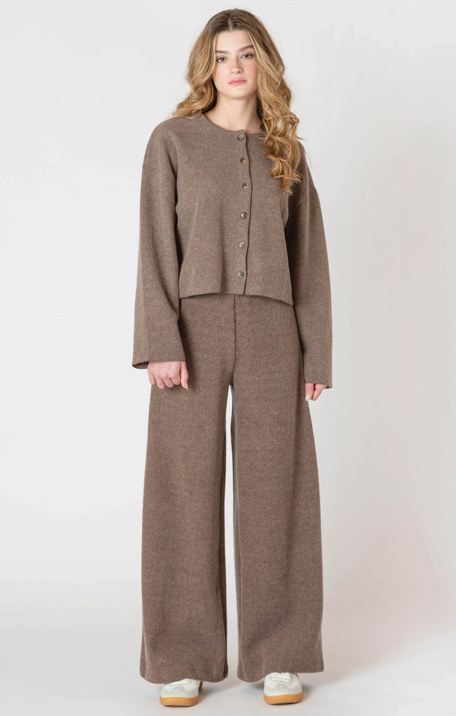 Ribbed Pant - Mocha