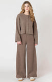 Ribbed Pant - Mocha