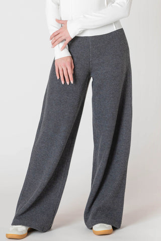 Ribbed Pant - Charcoal