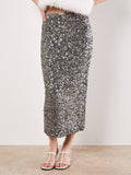 Sequin Midi-Maxi Skirt