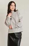Stitched Sleeve Sweater