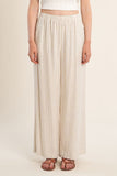 Beige Stripe Pants