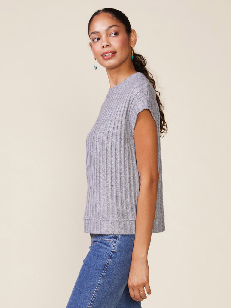 Ribbed Sweater Vest