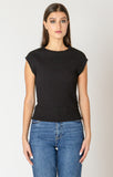 Textured Cap Sleeve Top