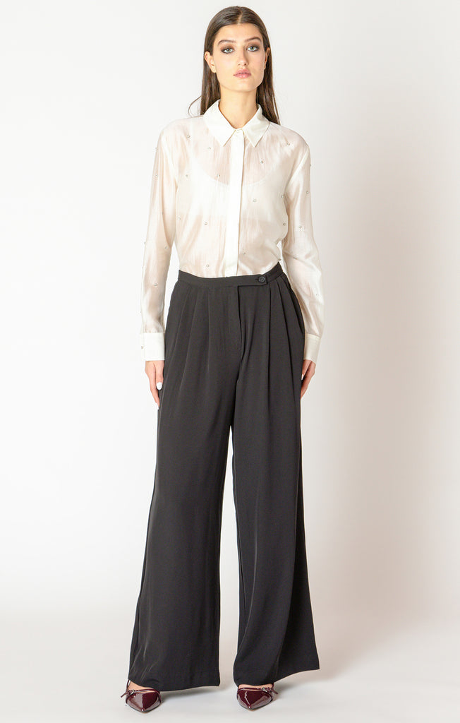 Black Wide Pants