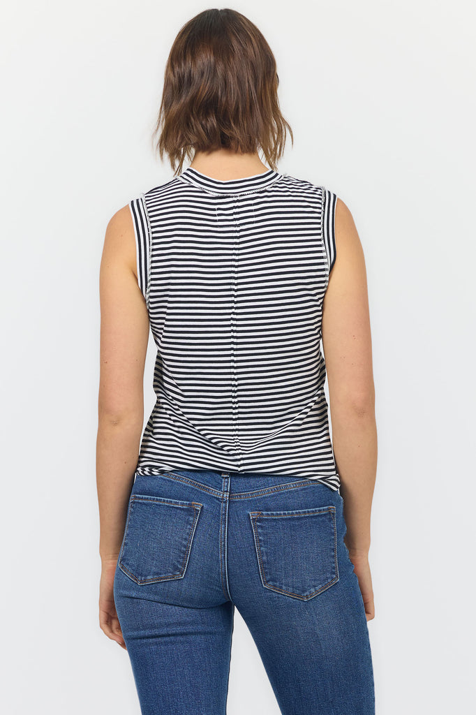 Zo Top - BW Stripe