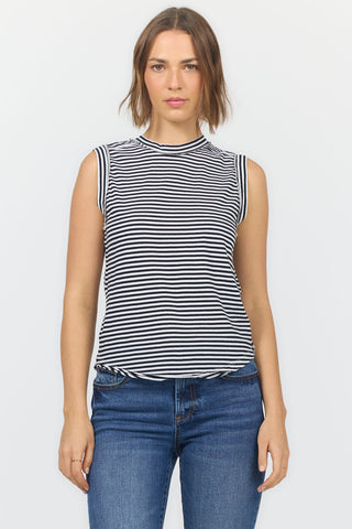Zo Top - BW Stripe